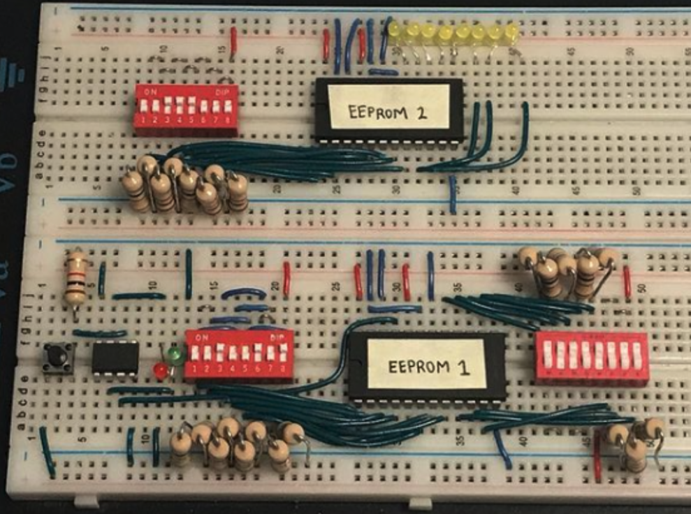 EEPROM programmer using ATTINY85
